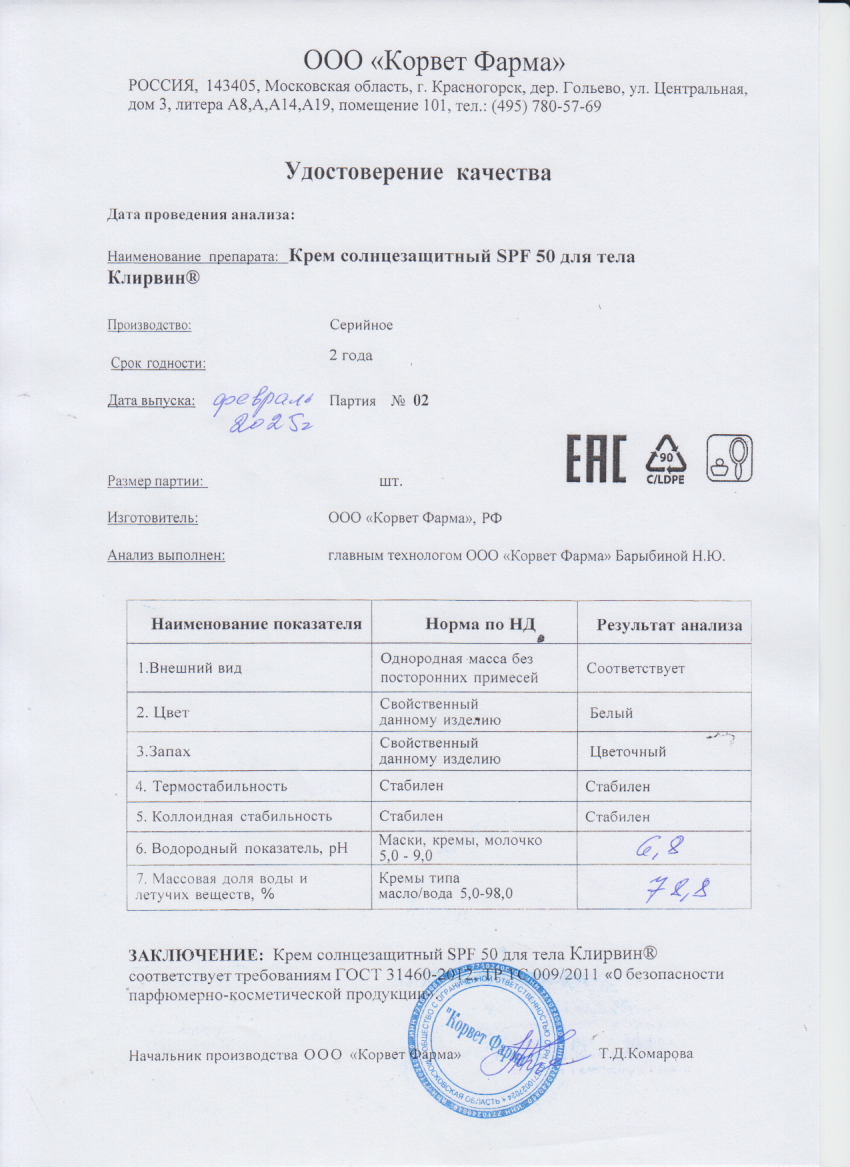 Паспорт №02202502
